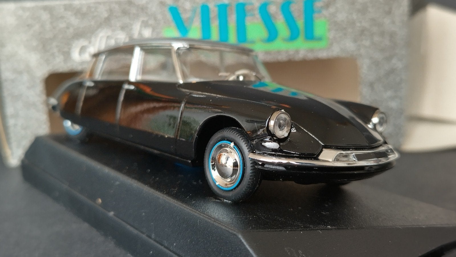 Citroen DS 19 Zwart 1;43 Vitesse Pol, Overige merken, Auto, Verzenden, .