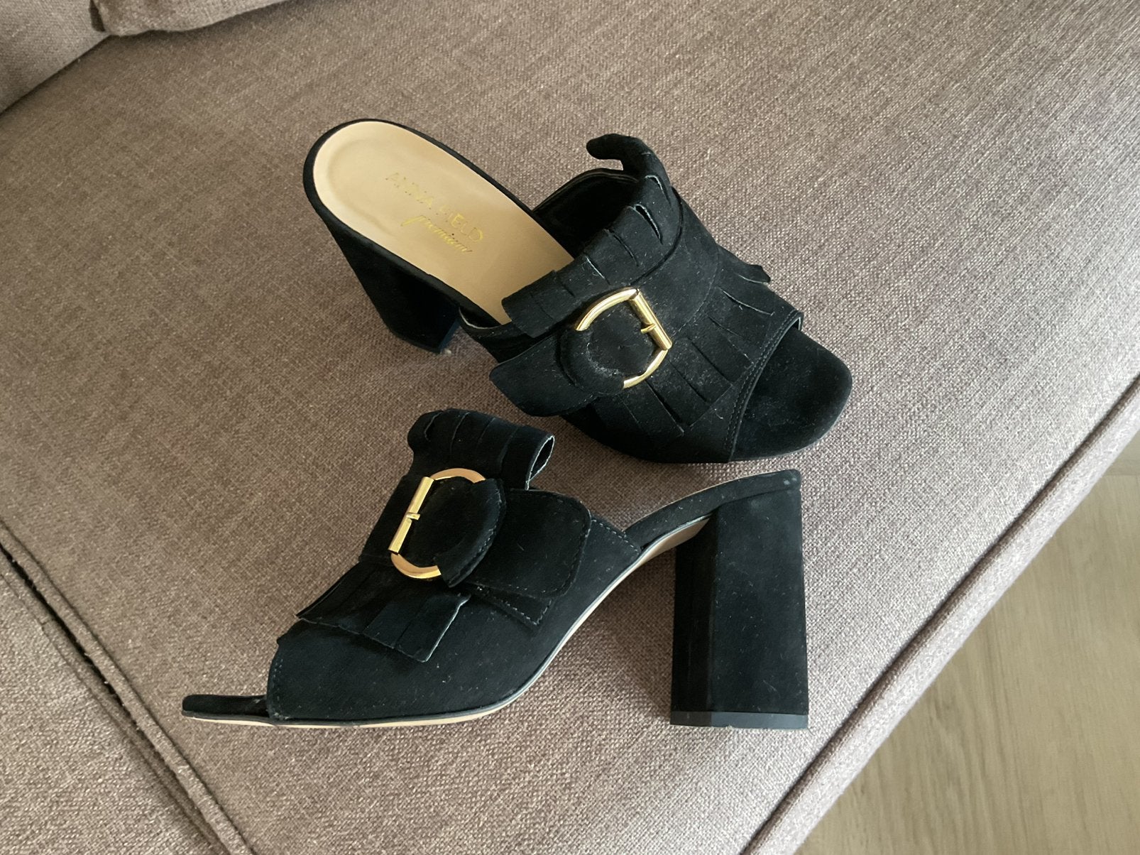 ANNA FIELD 39, Zwart, Ophalen of Verzenden, Zo goed als nieuw, Schoenen met hoge hakken