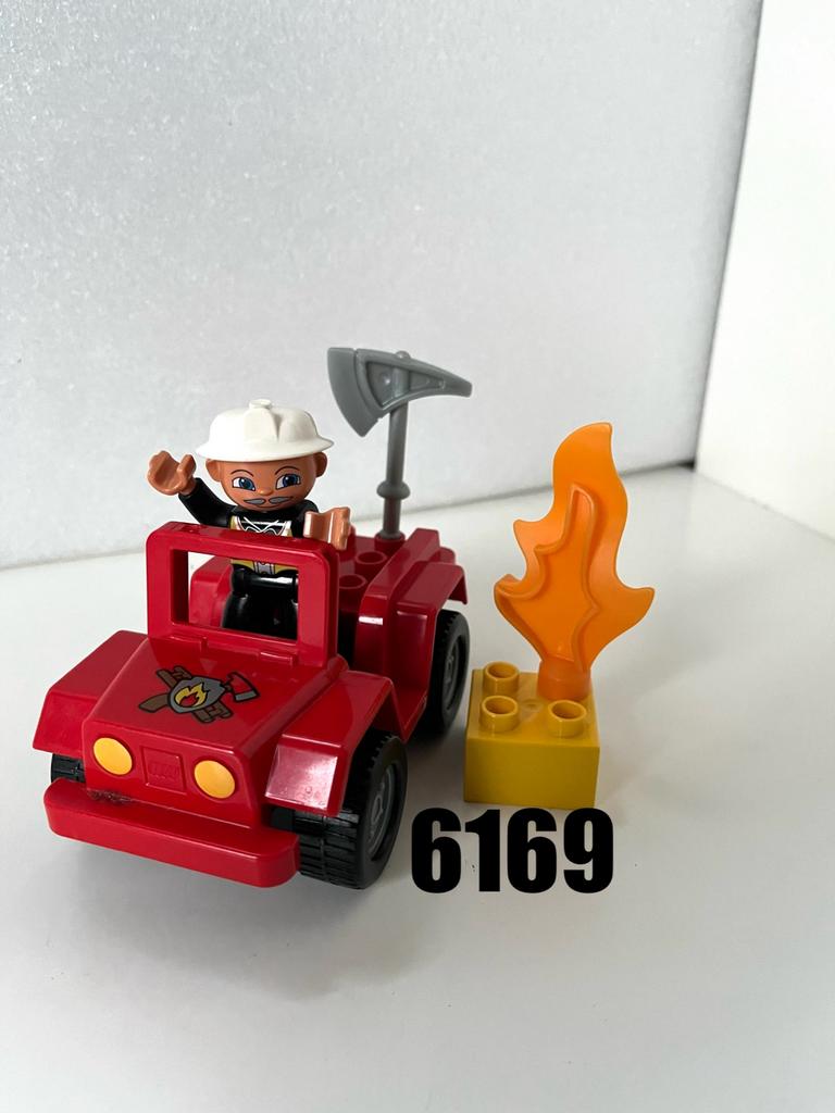 Lego Duplo 6169 - Brandweercommandant, Ophalen of Verzenden, Gebruikt, Duplo