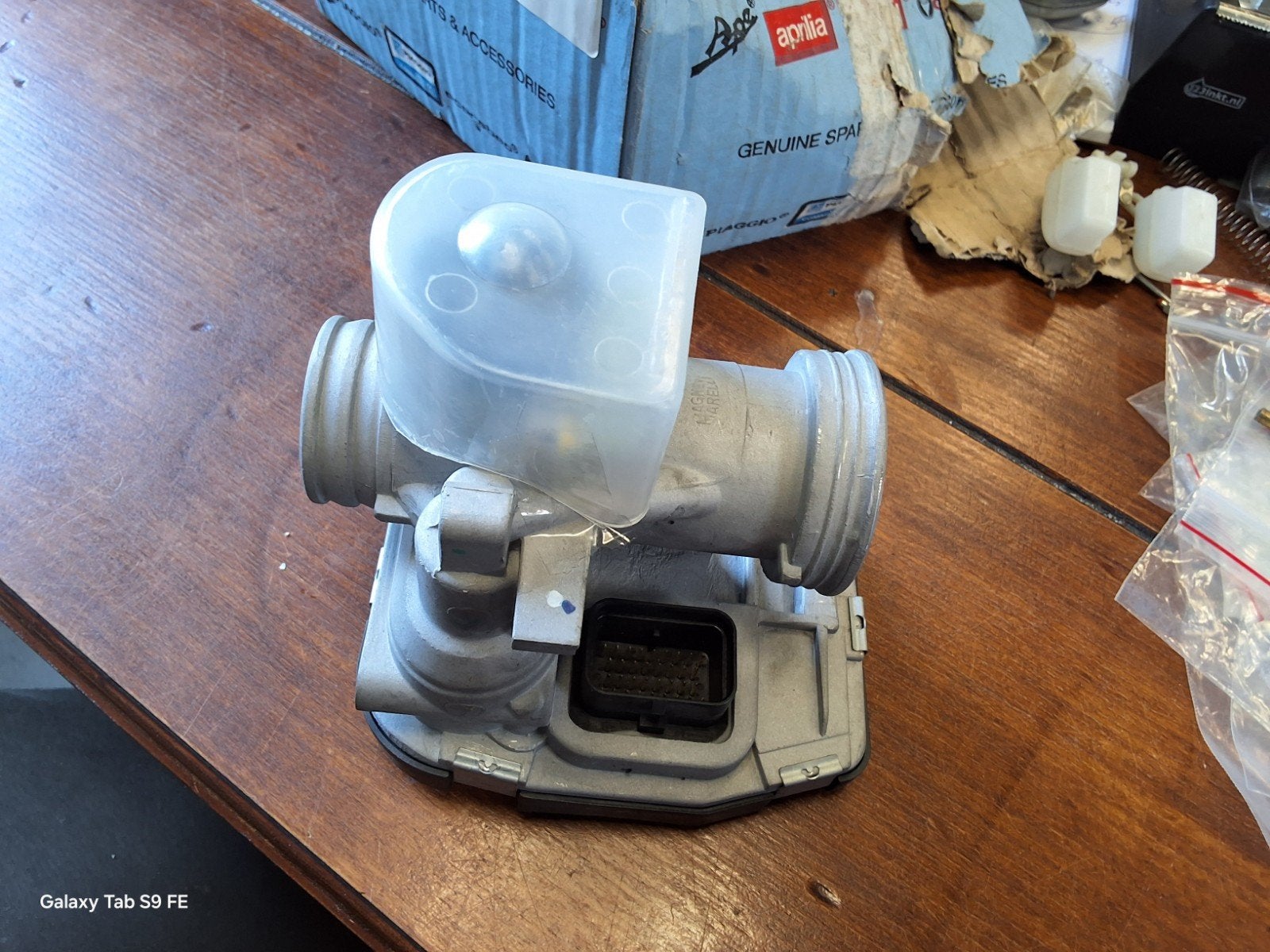 Gasklephuis met ECU voor Piaggio/Vespa (CM084826), Ophalen of Verzenden, Nieuw, Overige typen, Piaggio