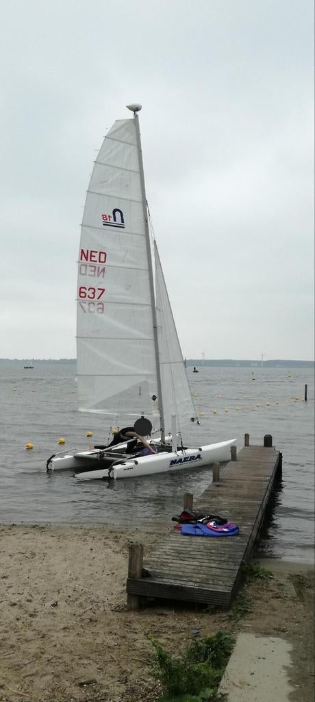IN PRIJS VERLAAGD - Nacra Inter 18 catamaran, Ophalen, Gebruikt