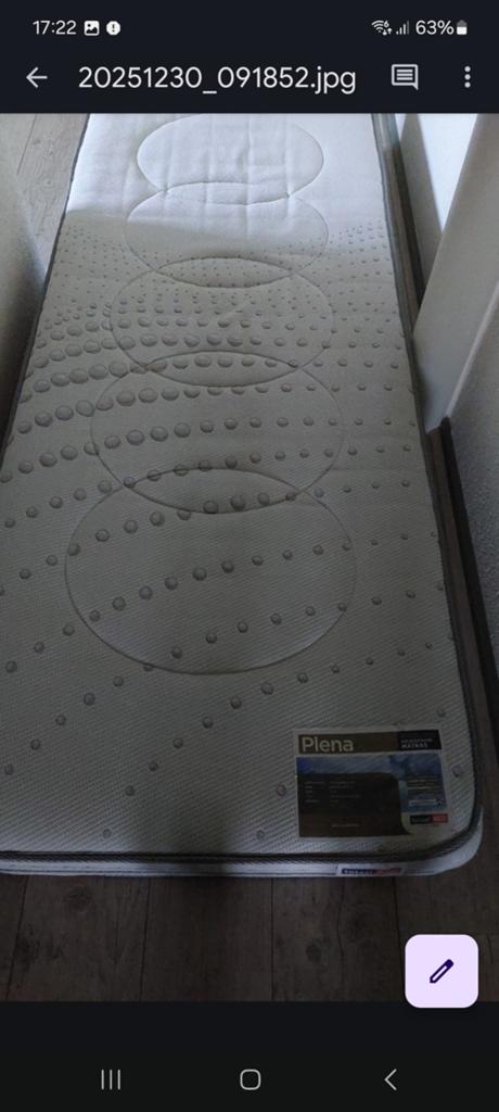 Plena Koudschuim Matras - Zo goed als nieuw, Eenpersoons, Ophalen of Verzenden, Zo goed als nieuw, 80 cm