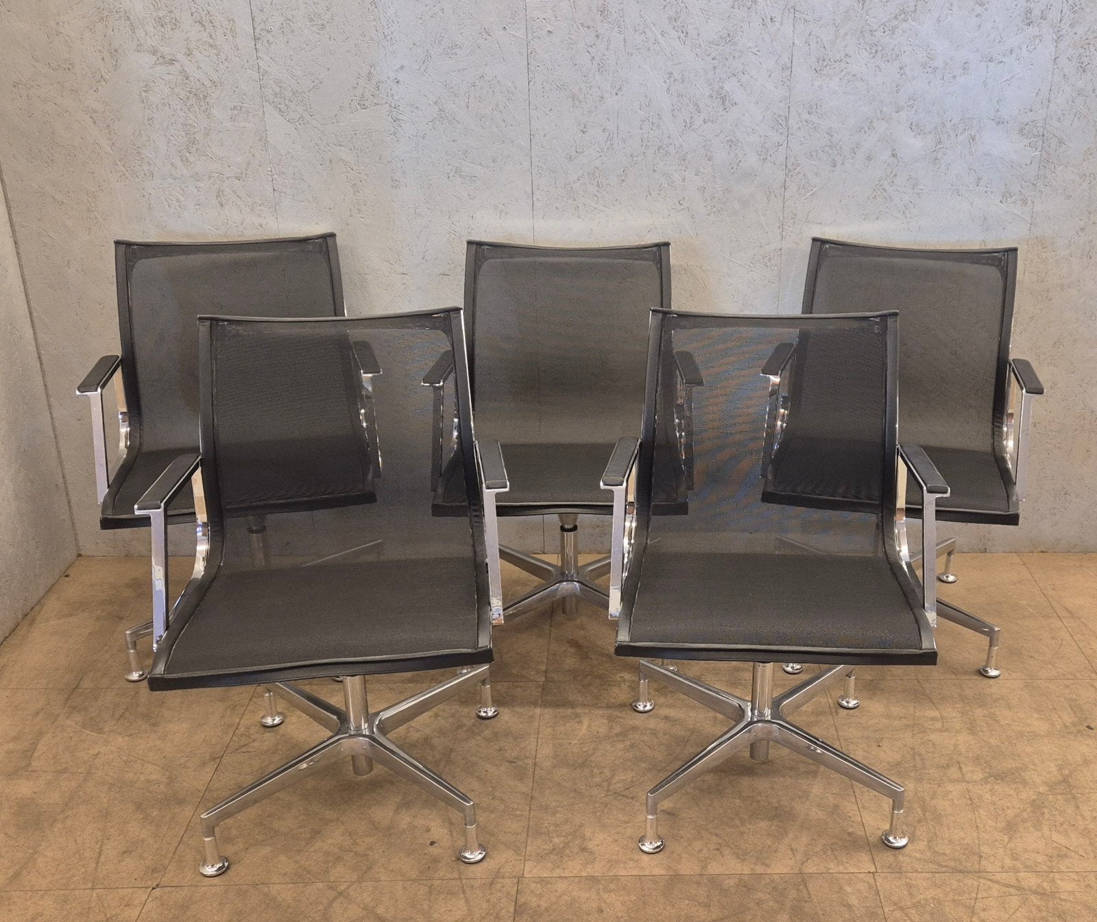 Luxy Nulite design bureaustoel aluminium, Ophalen, Zwart, Luxy, Zo goed als nieuw
