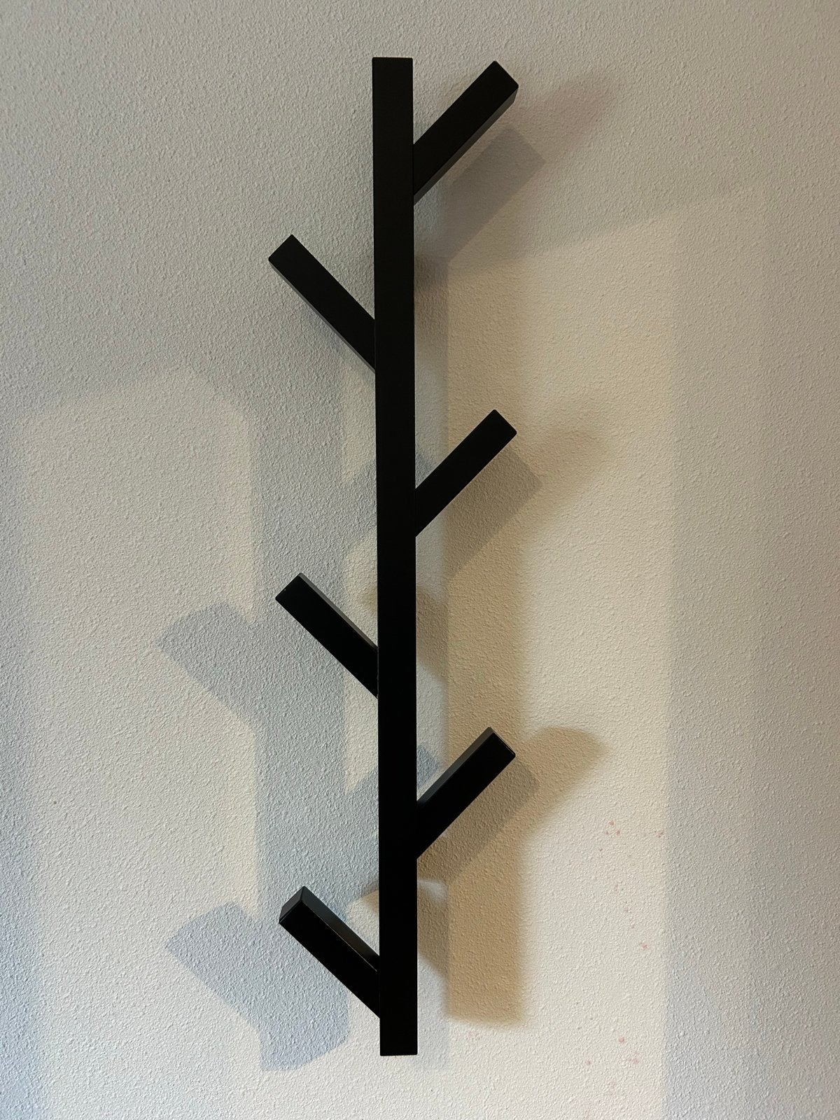 3x IKEA TJUSIG Kapstokken Zwart, Wandkapstok, Nieuw, Ophalen of Verzenden, Minder dan 100 cm