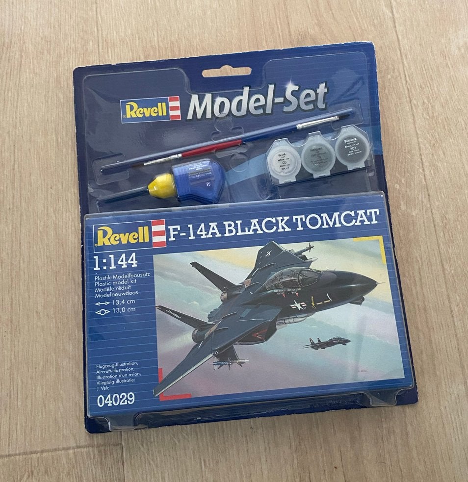 Revell F-14A Black Tomcat Model-Set 1:144, 1:144 tot 1:200, Revell, Nieuw, Ophalen of Verzenden