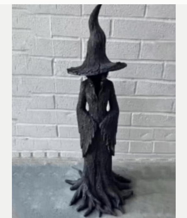 Prachtig horror standbeeld Heks (30cm)