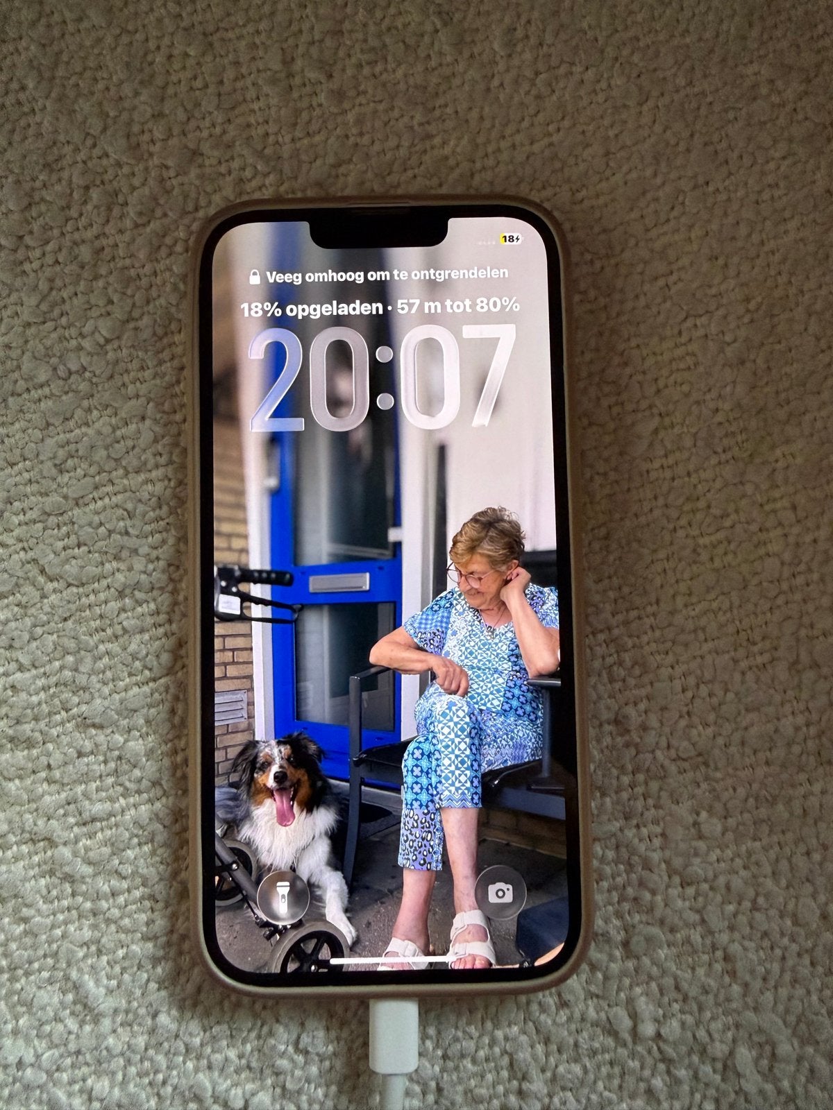 iPhone 14 256 GB Paars - Zo goed als nieuw, Telecommunicatie, Paars, Zo goed als nieuw, Zonder simlock, Zonder abonnement