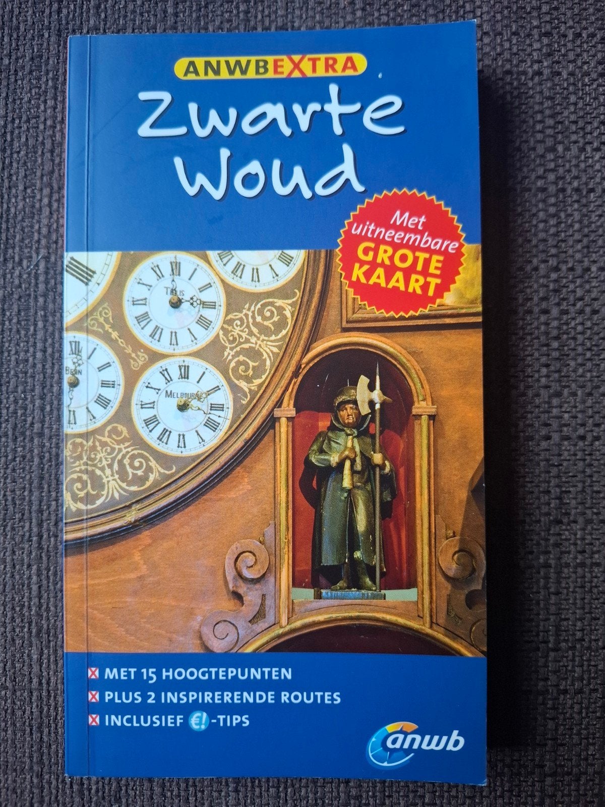 ANWB Extra Zwarte Woud Reisgids met uitneembare kaart, Gelezen, Europa, Ophalen of Verzenden, Reisgids of -boek
