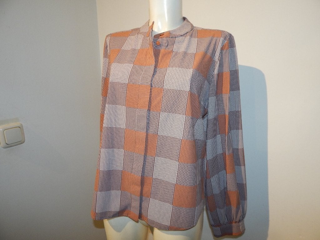 Studio Anneloes iets dikkere travel stof blouse najaar L, Studio Anneloes, Maat 42/44 (L), Zo goed als nieuw, Meerkleurig