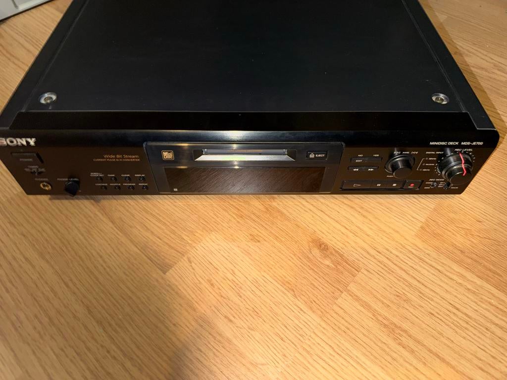 Sony MDS-JE700 Minidisc Recorder - Uitstekende Staat, Audio, Tv en Foto, Walkmans, Discmans en Minidiscspelers, Ophalen of Verzenden