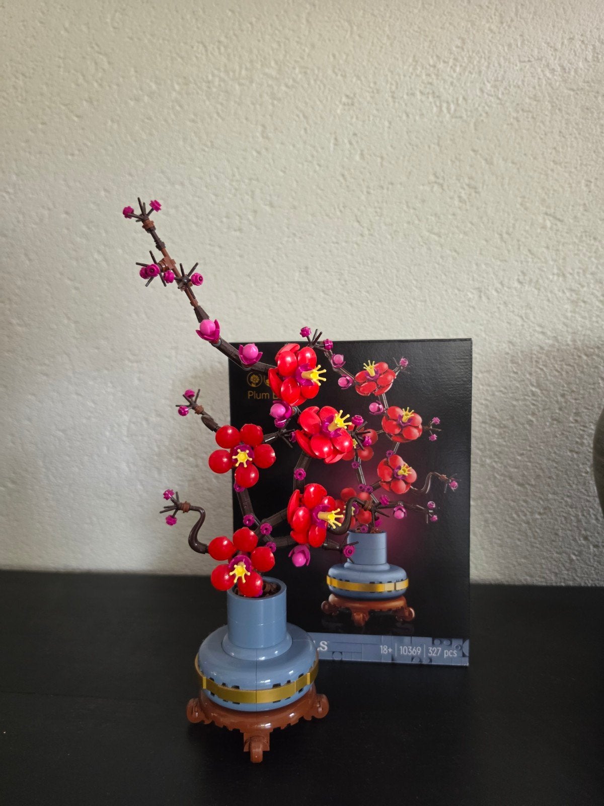 lego botanicals plum blossom 10369 als nieuw, Lego, Ophalen of Verzenden, Zo goed als nieuw, Complete set