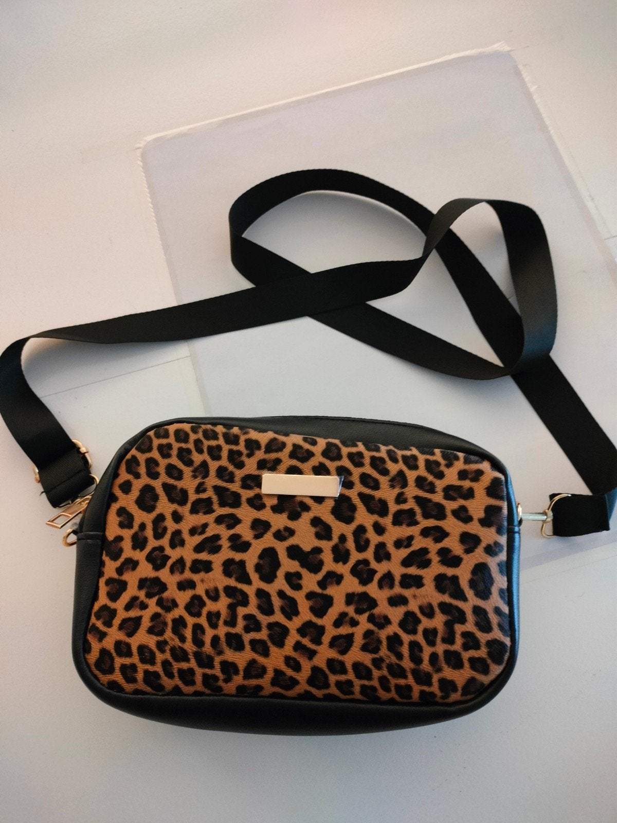 Leopard print schoudertasje, Ophalen of Verzenden