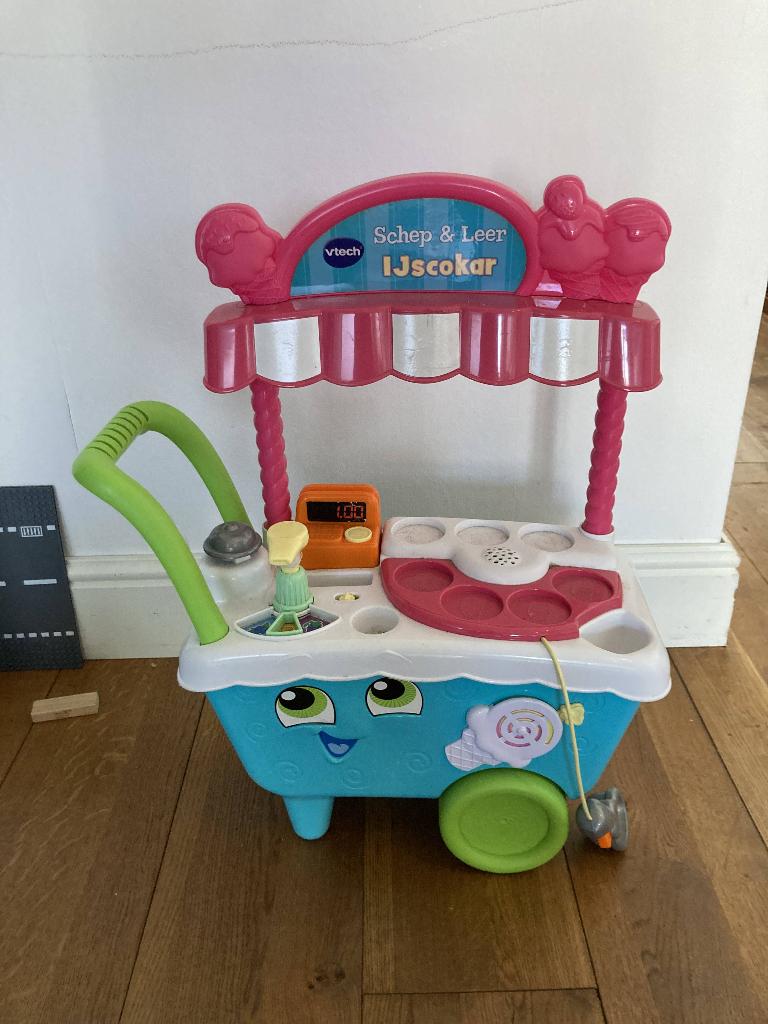 Kinder ijscokar, Ophalen, Gebruikt, Kunststof, Speelkeuken