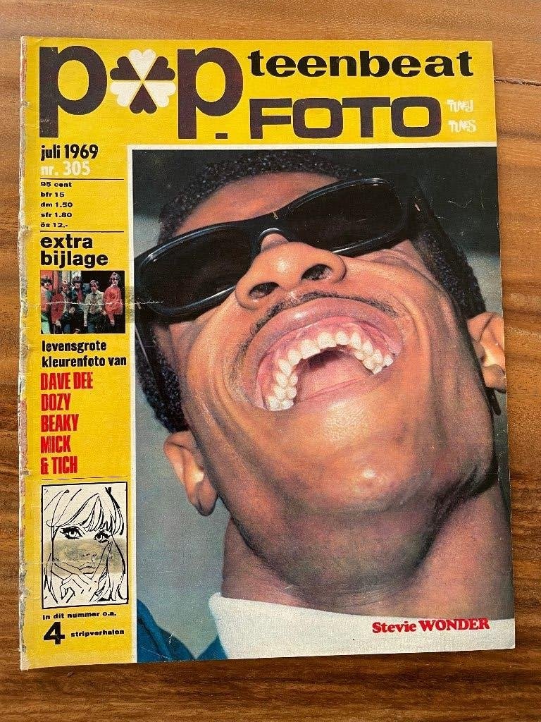 Popfoto teenbeat no 305 juli 1969 Marmalade middenposter, Ophalen of Verzenden, 1960 tot 1980, Tijdschrift