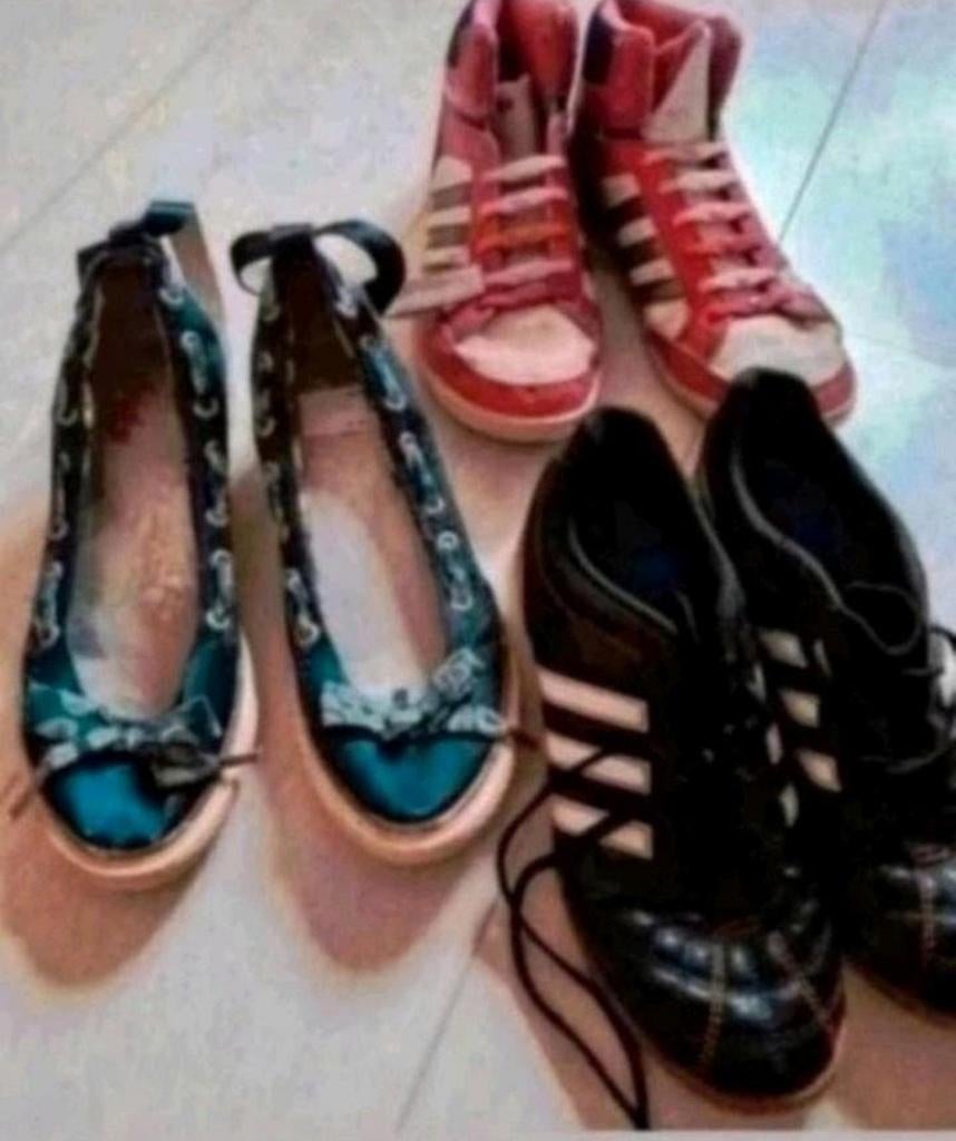 3 paar schoenen maat 37 replay en adidas, Meisje, Schoenen, Ophalen of Verzenden, Zo goed als nieuw