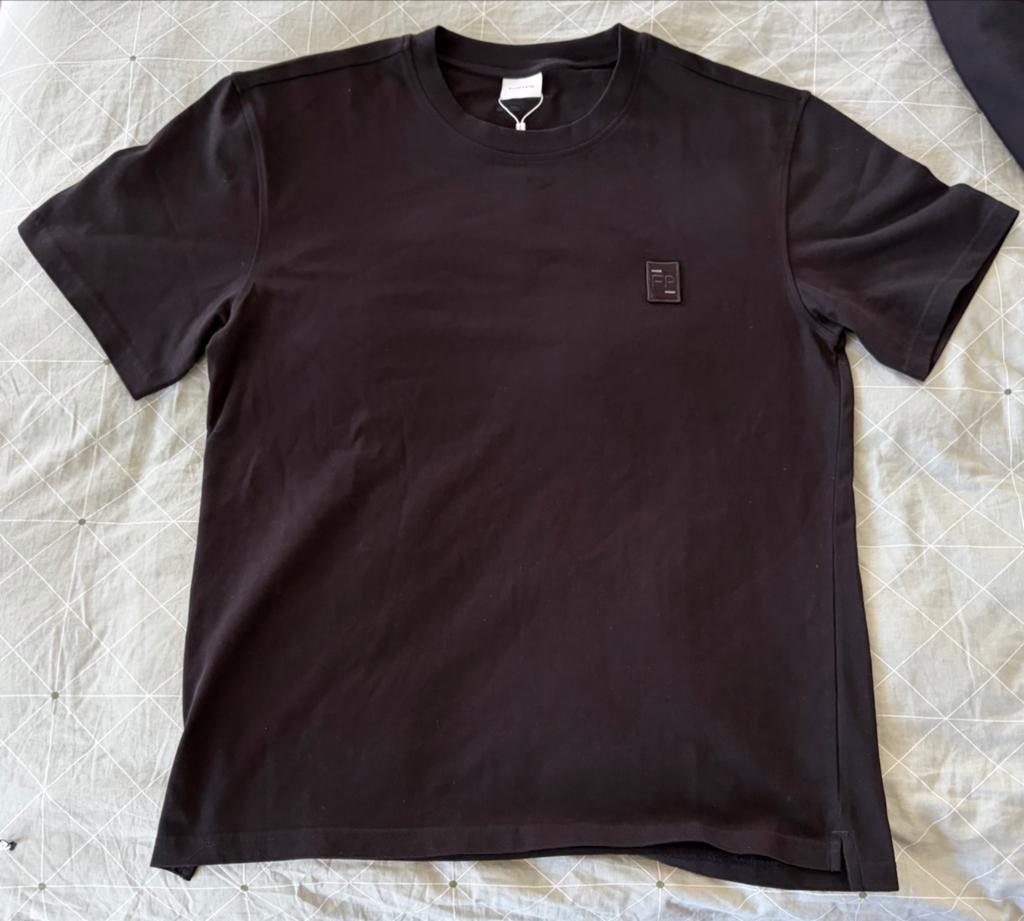 Zwart Filling Pieces T-shirt Maat L, Kleding | Heren, T-shirts, Ophalen of Verzenden, Zo goed als nieuw, Maat 52/54 (L), Zwart