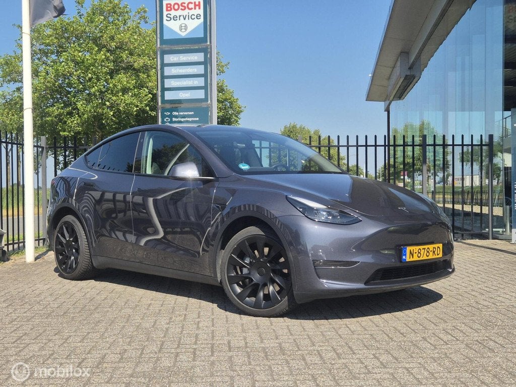 Tesla Model Y Long Range AWD 75 kWh SoH 92%, Auto's, Tesla, Automaat, Gebruikt, Huisgarantie, Met garantie (alle)