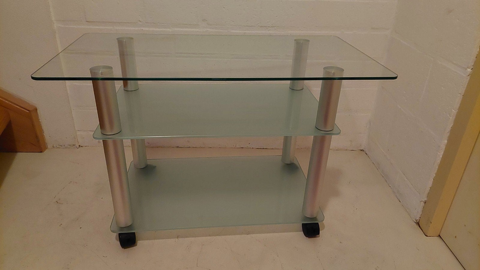 Glazen salontafel, Ophalen, 50 – 75, Minder dan 50 cm, Gebruikt