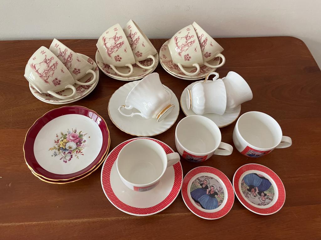 Diverse kop en schotels, Ophalen of Verzenden