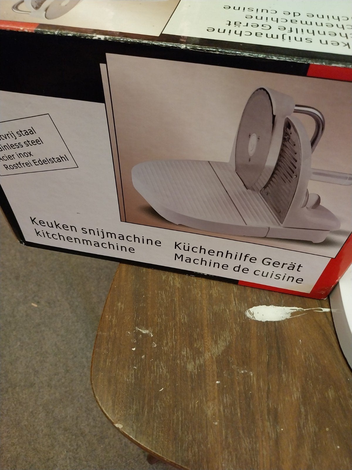 Nieuwe Keuken Snijmachine - Roestvrij Staal, Ophalen, Nieuw