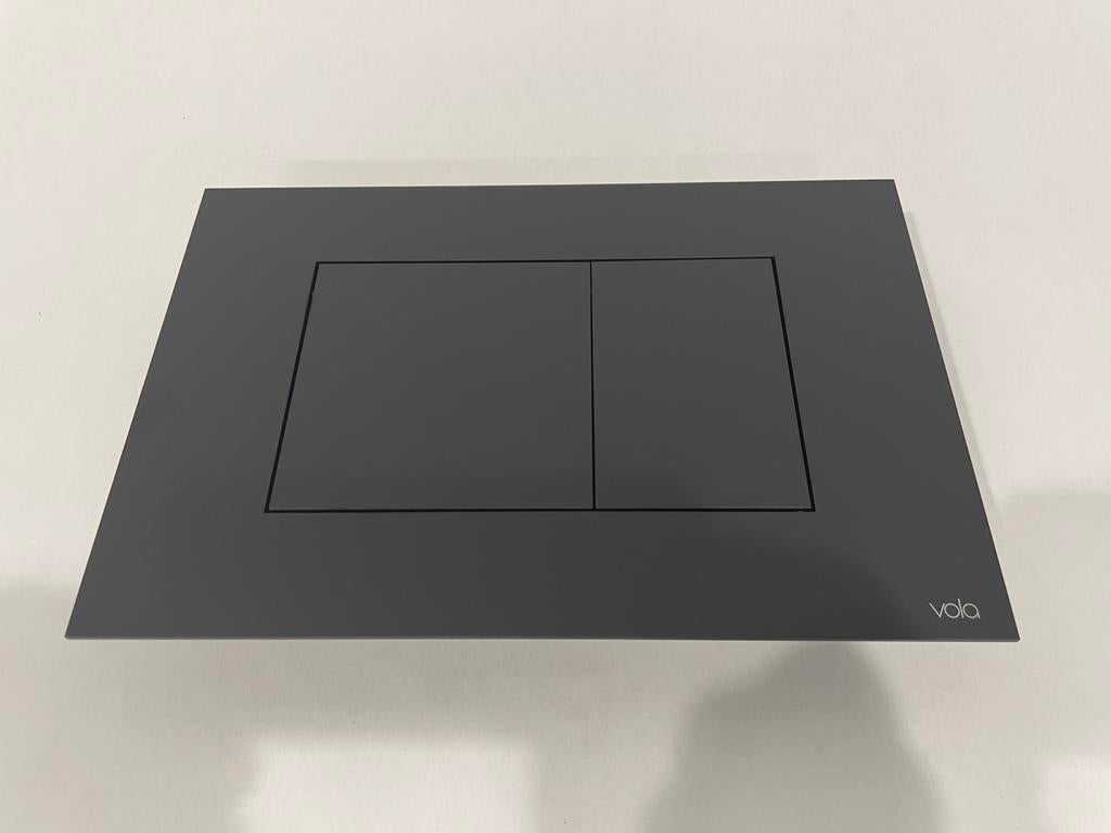 Vola toilet bedieningsplaat A85-27 Mat zwart, Ophalen, Nieuw, Toilet