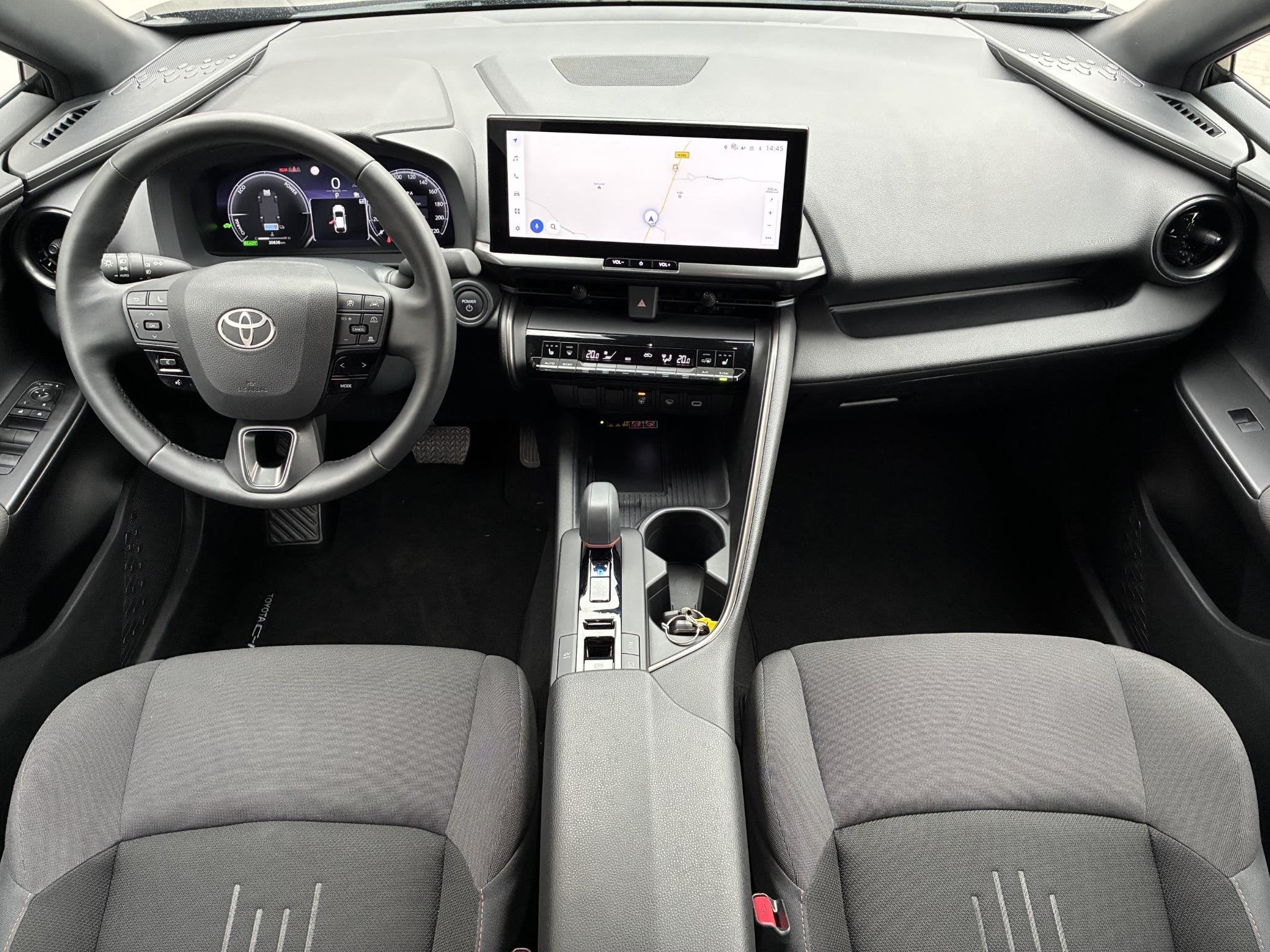 Toyota C-HR 1.8 Hybrid 140 First Edition / Adaptieve Cruise, Auto's, Stof, Euro 6, 4 cilinders, Zwart