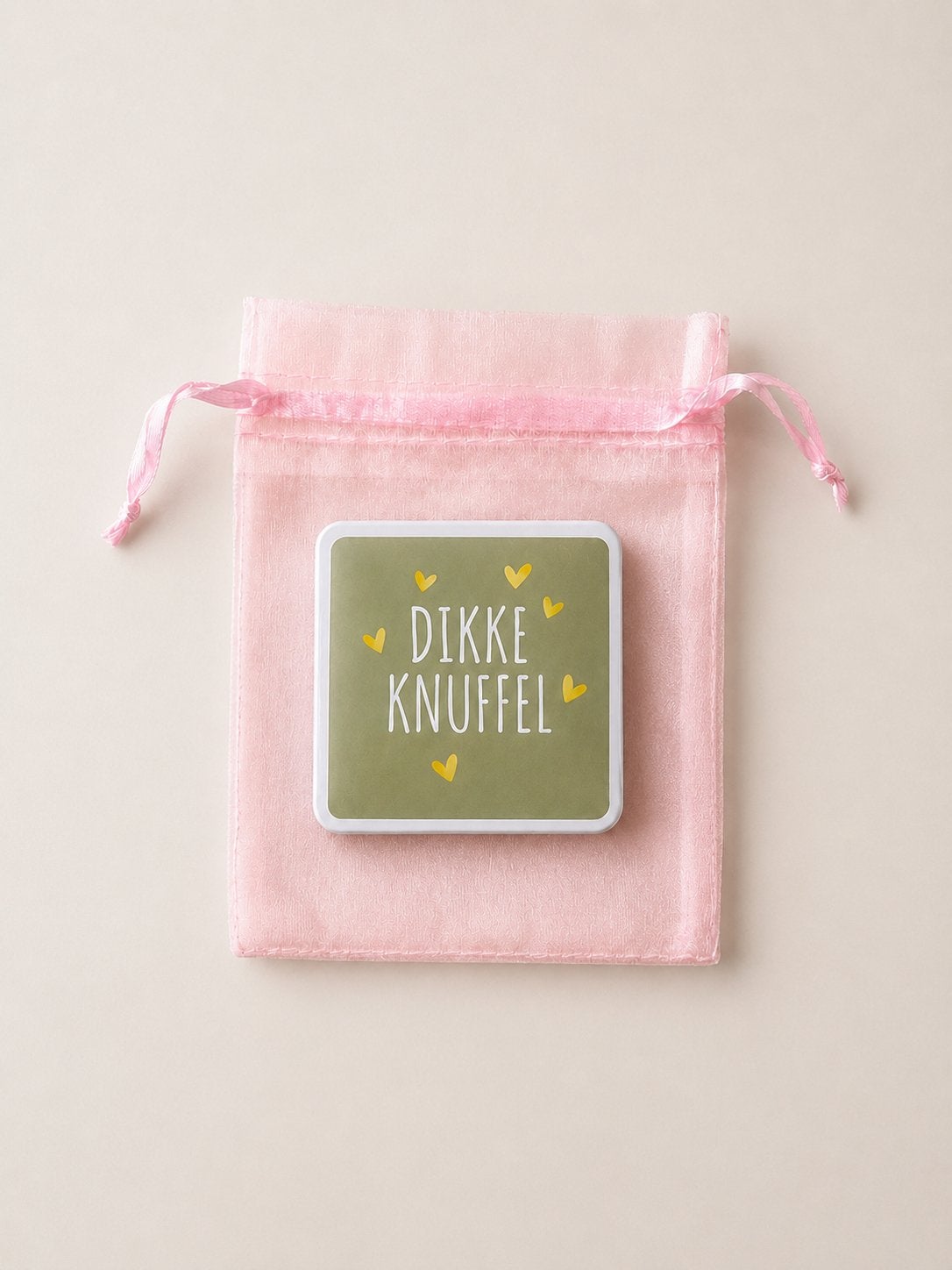 Koelkast magneet 'dikke knuffel' - Nieuw cadeau, Ophalen of Verzenden, Nieuw, Meerkleurig, Kunststof