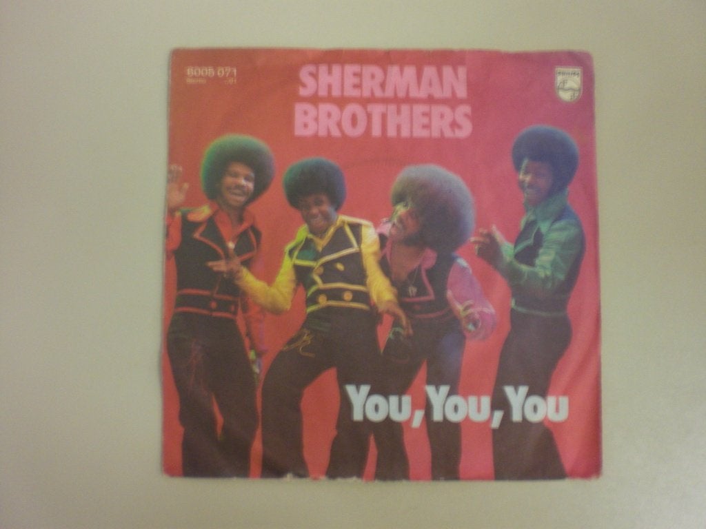 SHERMAN BROTHERS -  you you you - vinyl 7", Gebruikt, 7 inch, Ophalen of Verzenden, R&B en Soul