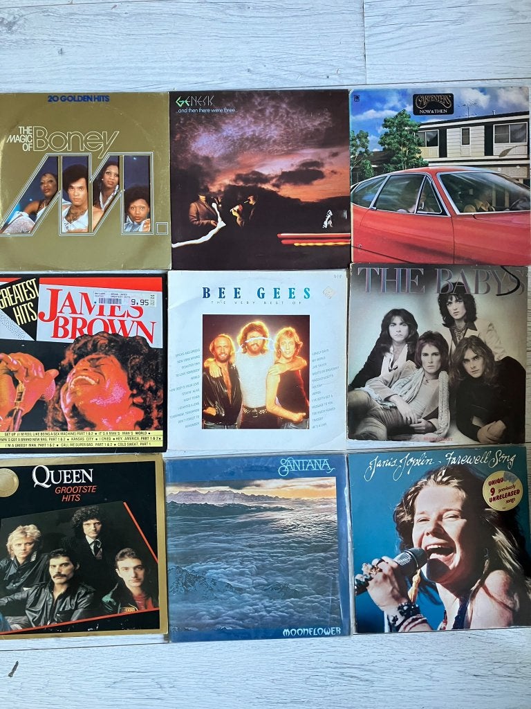 Collectie - verzameling lp's & maxi singles 12", Cd's en Dvd's, Ophalen, LP, Gebruikt, Pop