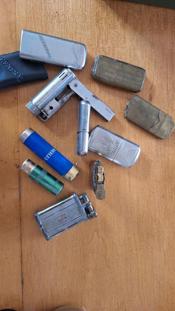 Collectie vintage aanstekers (10 stuks), Ophalen of Verzenden, Gebruikt, Aansteker