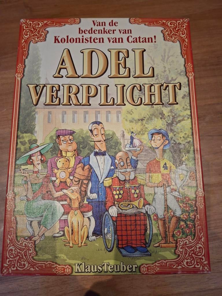 Adel Verplicht - Strategisch bordspel van Klaus Teuber, Drie of vier spelers, Ophalen of Verzenden, Gebruikt, Jumbo
