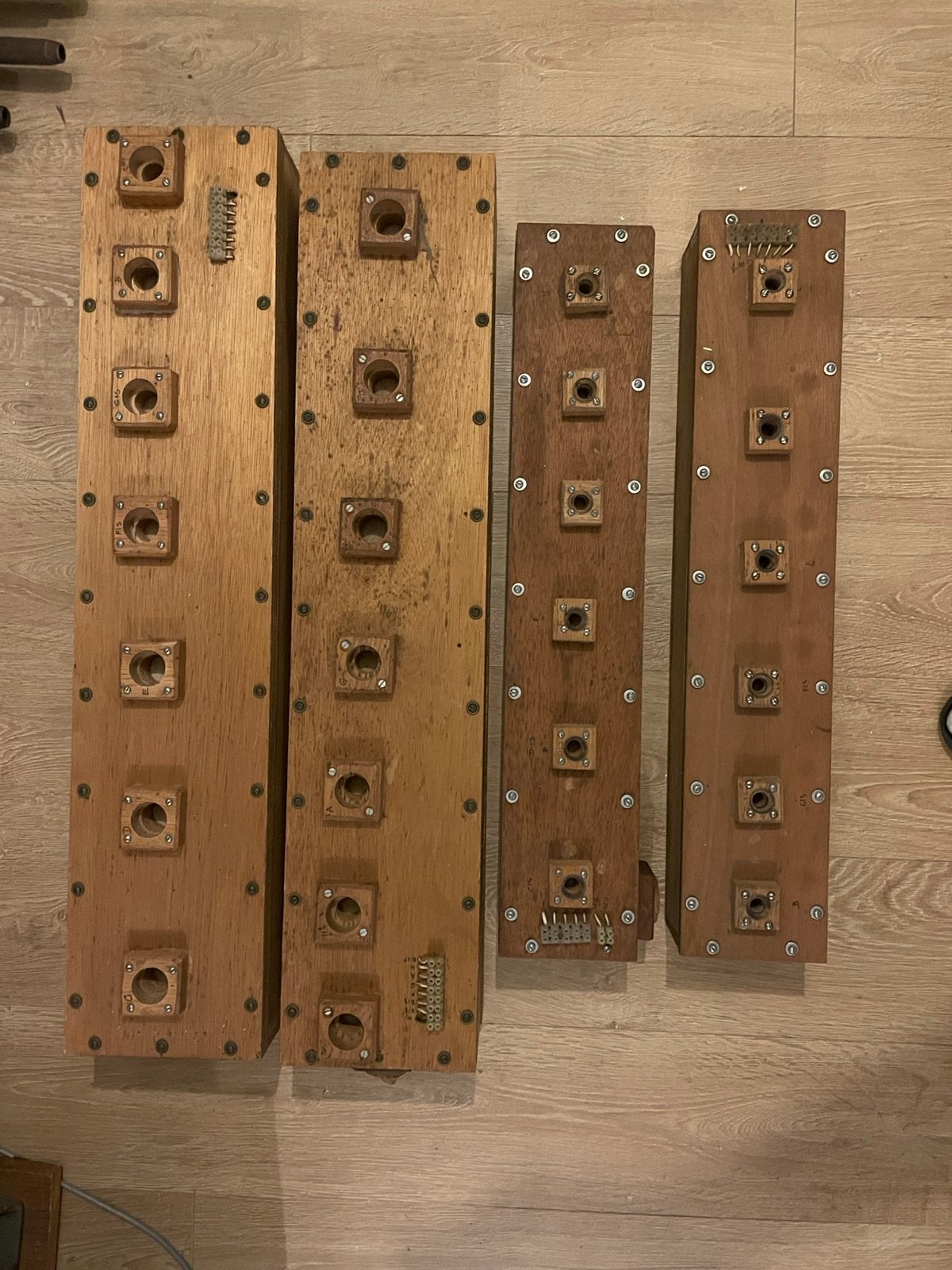 4 windlades voor pijporgel(elektro-pneumatisch) /uitbreiding, Muziek en Instrumenten, Orgels, Ophalen, Zo goed als nieuw, 1 klavier