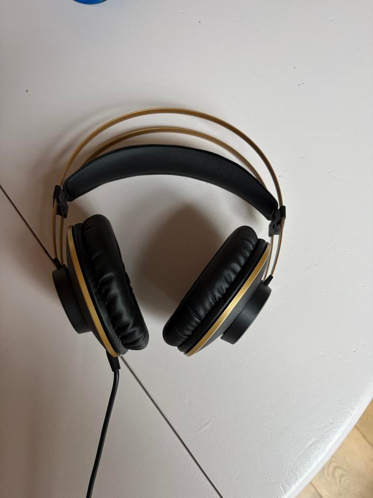 AKG K92 Over-ear Hoofdtelefoon - Zwart/Goud, Ophalen of Verzenden, Zo goed als nieuw, Over oor (circumaural), Overige merken