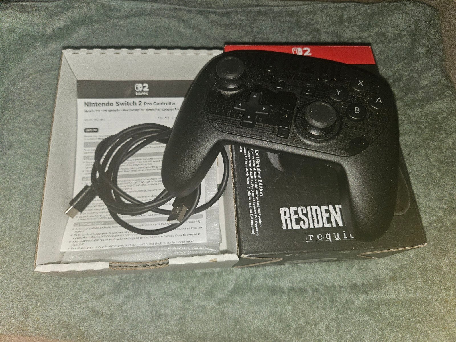 Switch 2 Pro Controll(23-5-26)Resident Evil Requiem ed"58€!!, Spelcomputers en Games, 1 speler, Ophalen, Zo goed als nieuw