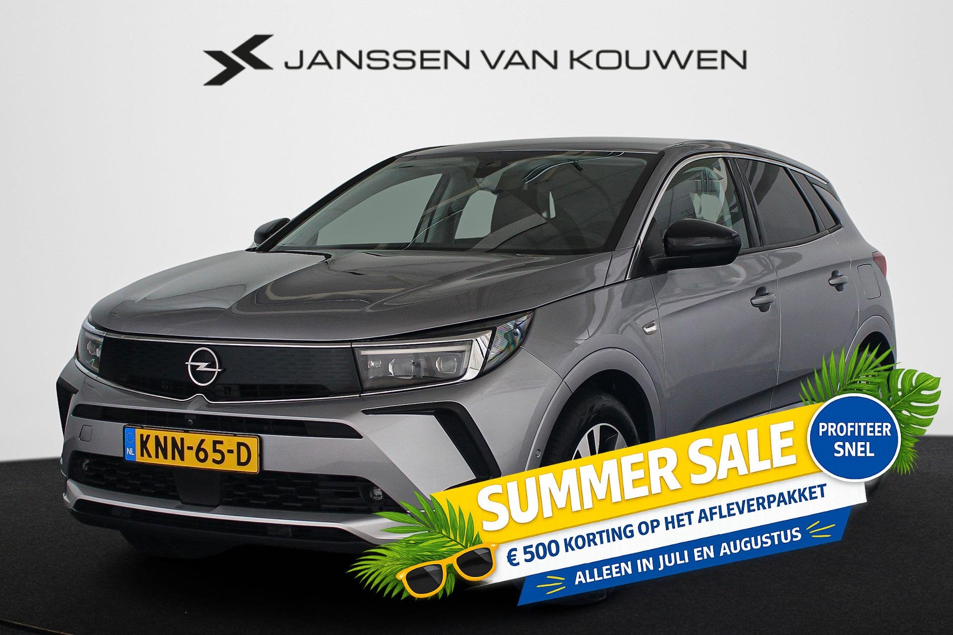 Opel Grandland 1.6 Turbo Plug-In Hybrid 4x4 Ultimate 300 PK, Auto's, Opel, 77 km/l, 4 cilinders, 1776 kg, Leder en Stof