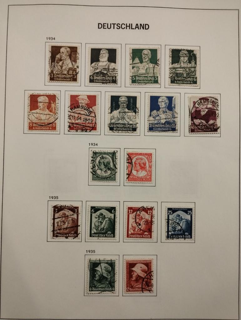 Vervolg verzameling postzegels Duitsland. Reich (2), Postzegels en Munten, Postzegels | Volle albums en Verzamelingen, Ophalen of Verzenden