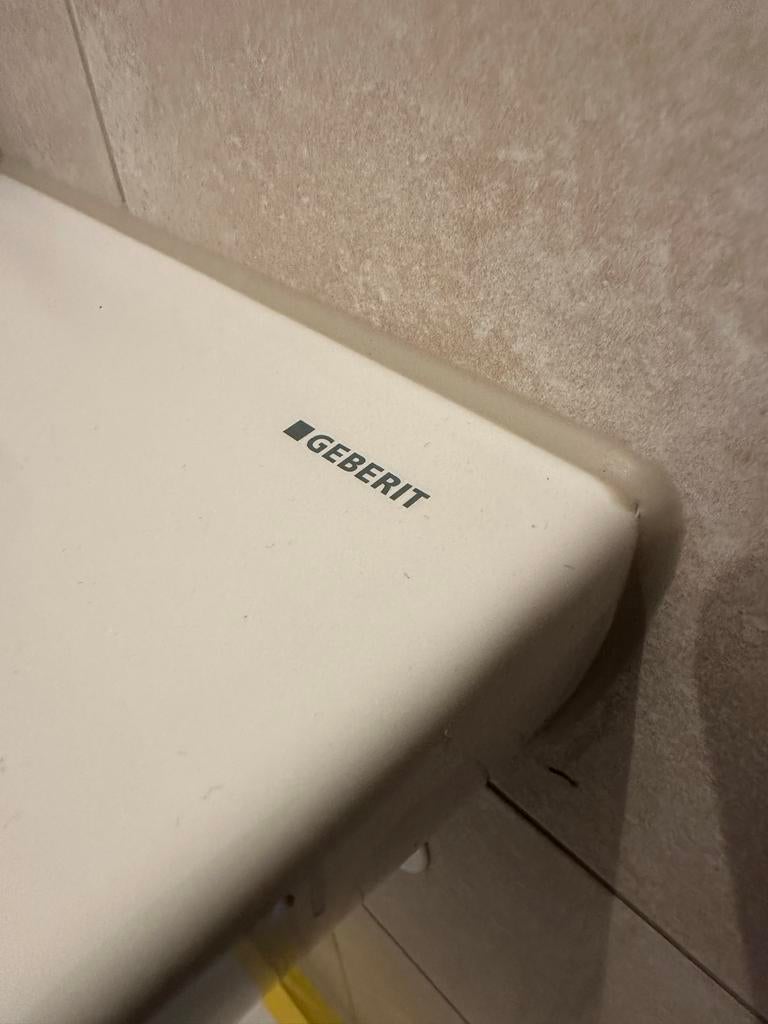 Geberit Renova wastafel met Hansgrohe kraan - Zo goed als ni, Ophalen, Zo goed als nieuw, Wastafel