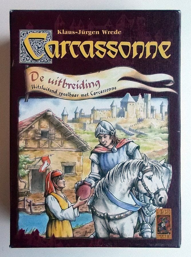 Carcassonne de uitbreiding, nieuwstaat , incl rivier, Ophalen of Verzenden, Zo goed als nieuw, 999 Games b.v.
