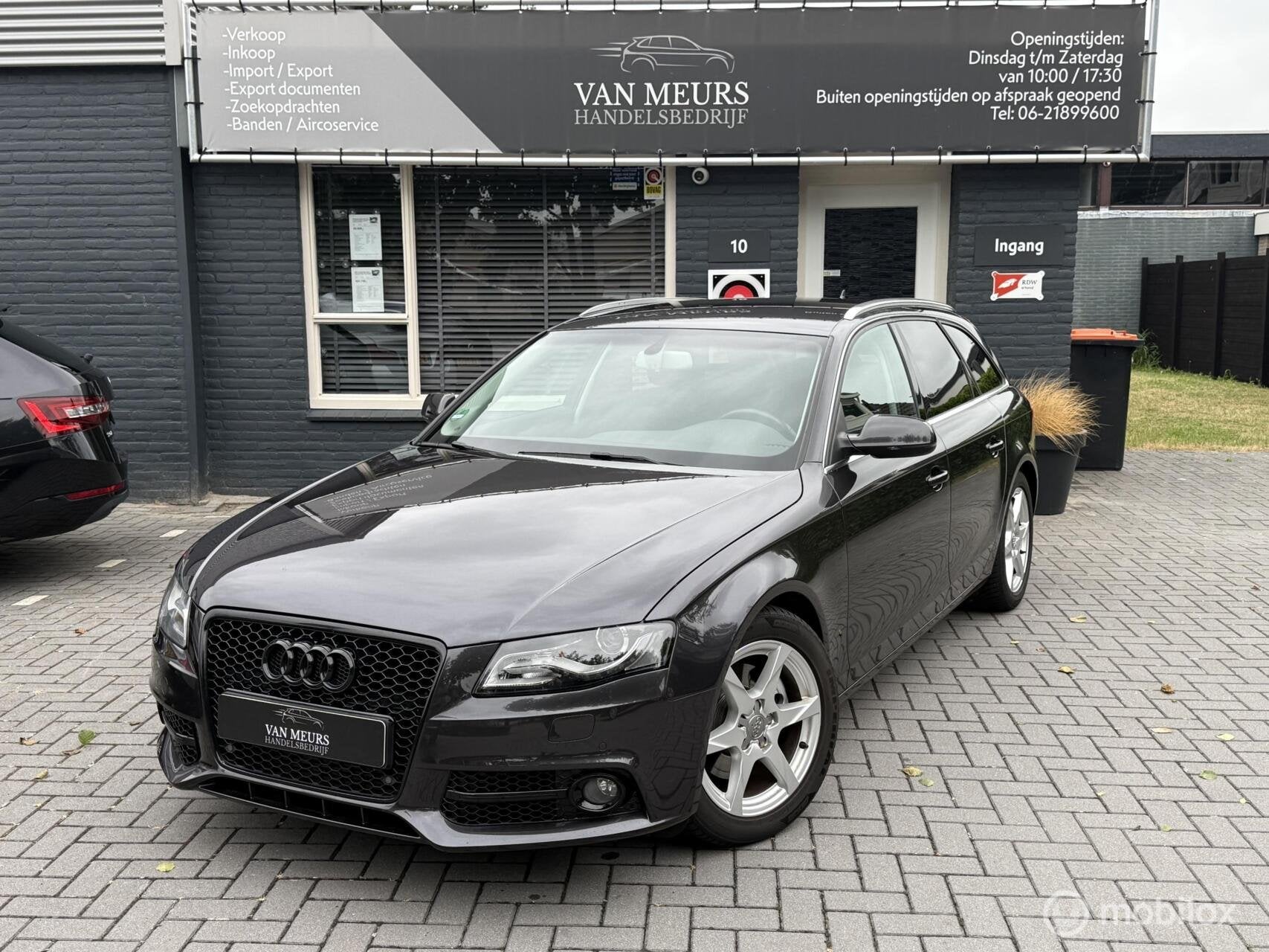 Audi A4 Avant 1.8 TFSI Pro Line S Automaat, RVS uitlaat, xen, Auto's, Audi, Euro 5, Stof, Gebruikt, Zwart