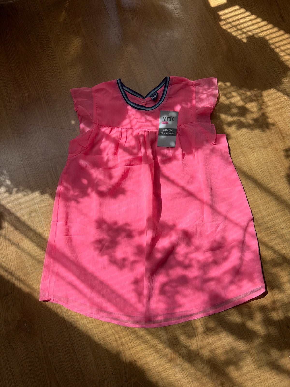 YFK Roze Jurk Maat 158/164 (12-14 jaar) Nieuw met kaartje, Maat 46/48 (XL) of groter, Nieuw, Ophalen of Verzenden, Roze