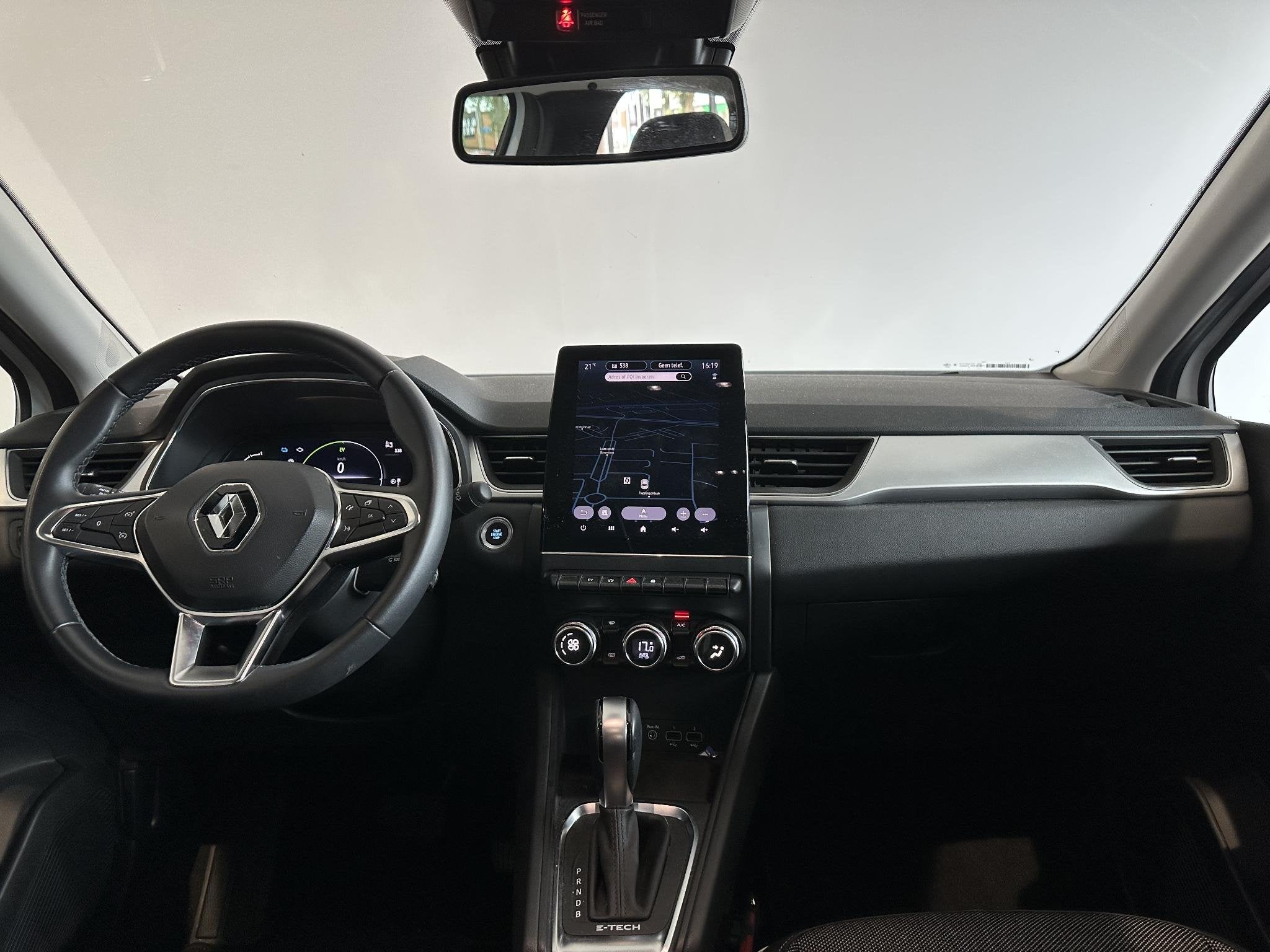 Renault Captur 1.6 E-Tech Hybrid 145 Intens AUTOMAAT | NAVIG, Gebruikt, Leder en Stof, Origineel Nederlands, Bedrijf