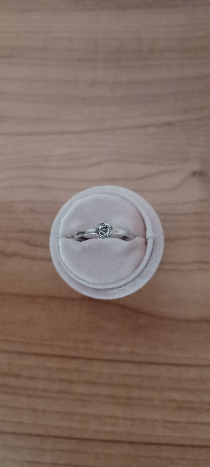 Sterling zilver Ring met roosje zilver, Nieuw, Ophalen of Verzenden, 17 tot 18, Dame