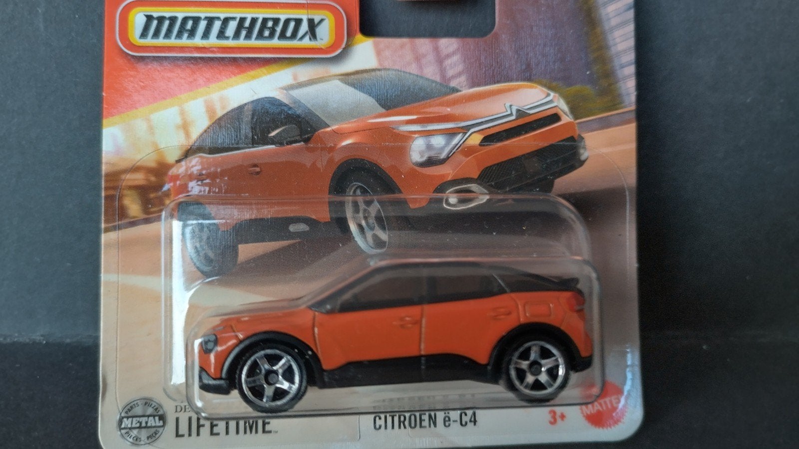 Citroen ë c4 orange 1:64 Matchbox Pol, Auto, ., Nieuw, Ophalen of Verzenden