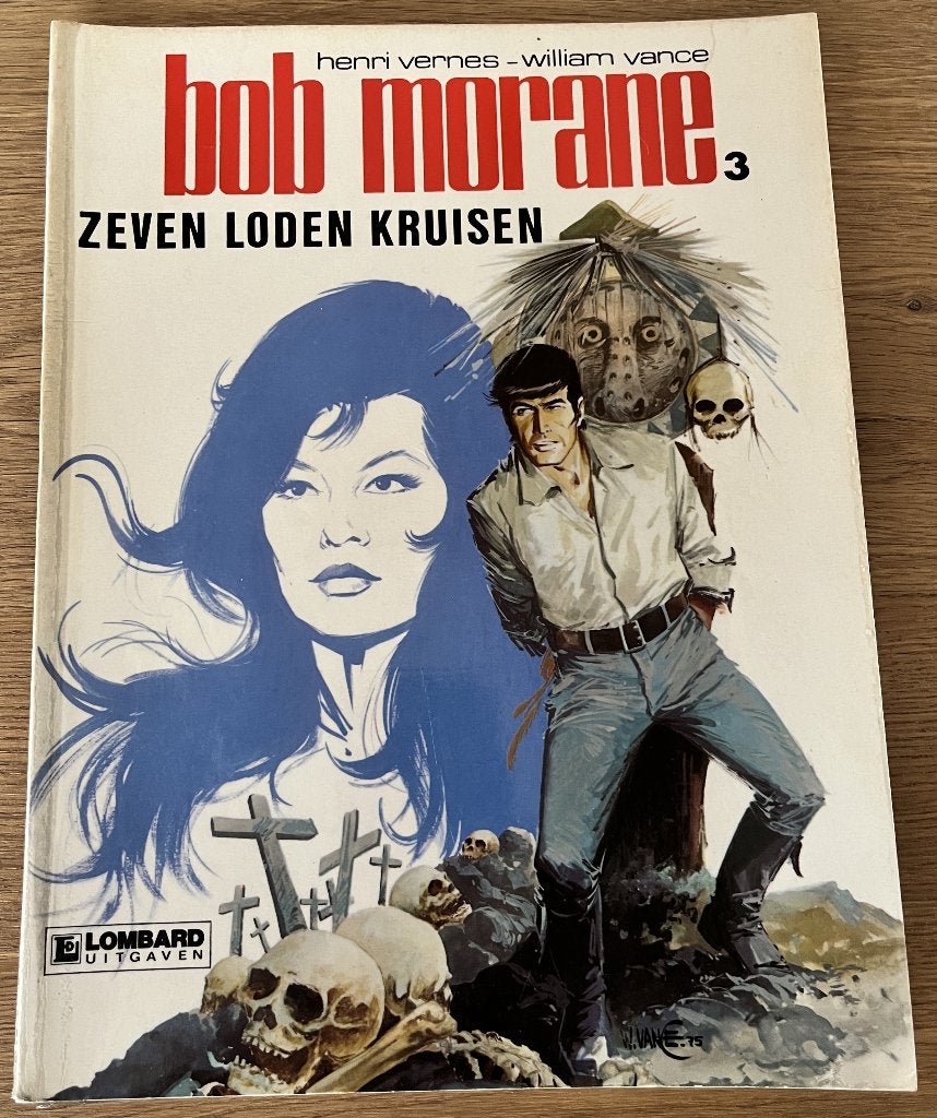 Bob Morane - Zeven loden kruisen -3(1984) Strip, Boeken, Meerdere stripboeken, Ophalen of Verzenden, Gelezen