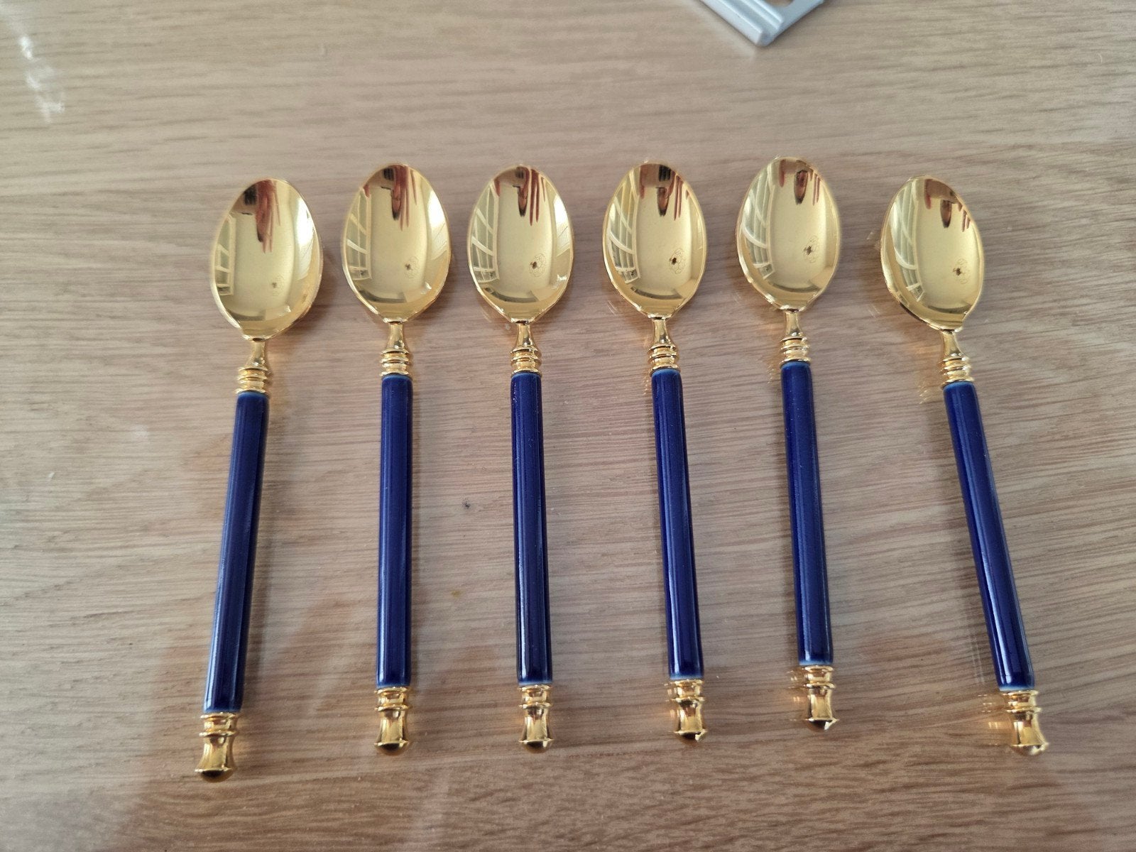 Noritake royal romanov koffielepels 6 stuks, Ophalen of Verzenden