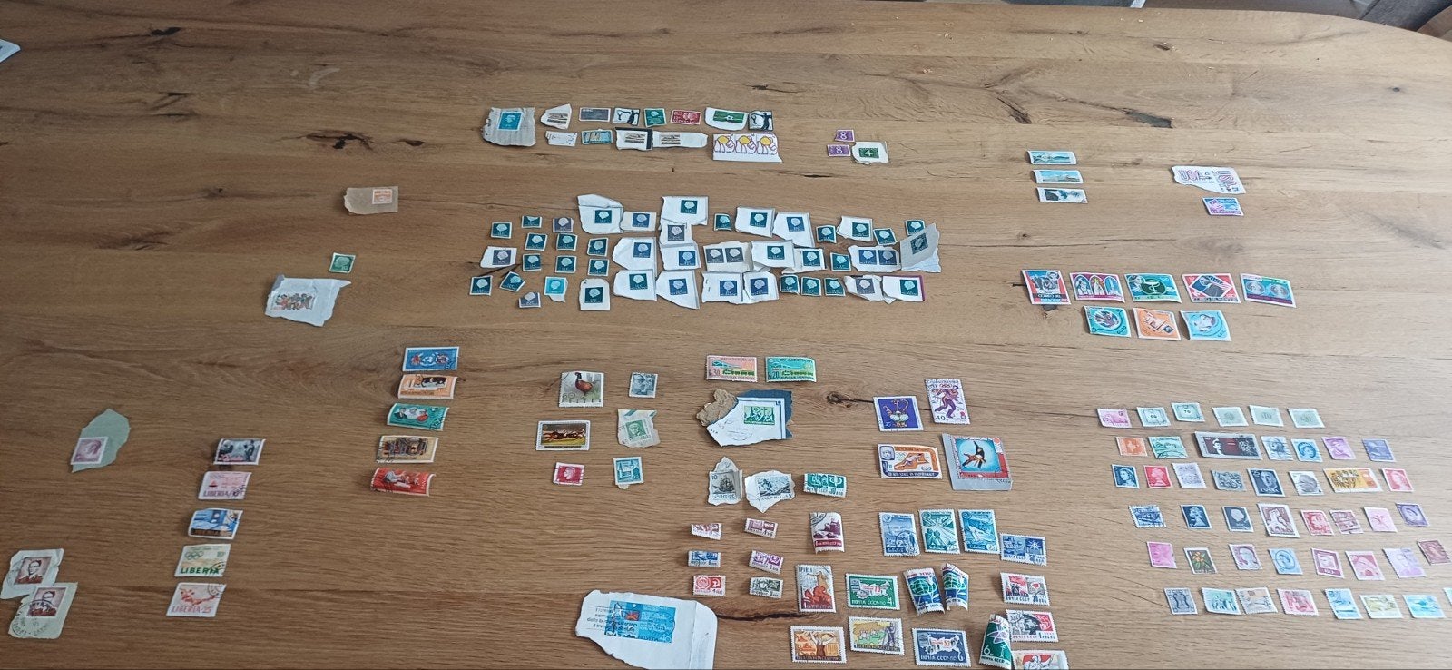 Grote verzameling postzegels uit diverse landen, Ophalen of Verzenden, Overige landen, Gestempeld