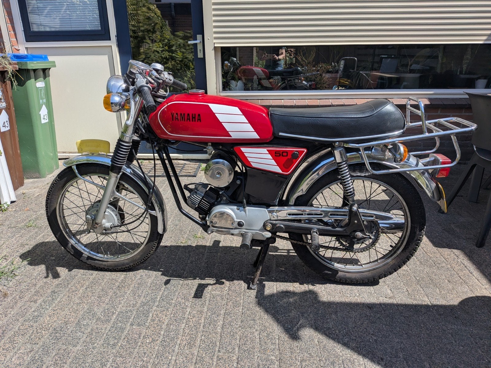 Yamaha FS1 rood, Ophalen, Maximaal 45 km/u, Yamaha