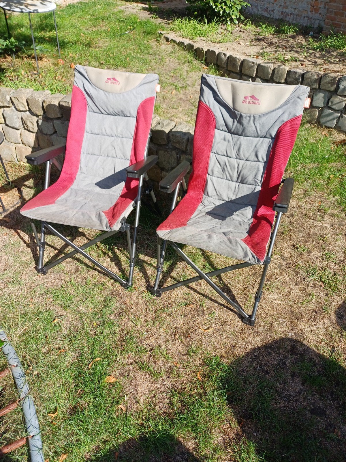 2 De Waard Vecht campingstoelen met draagtassen, Ophalen, Gebruikt, Campingstoel