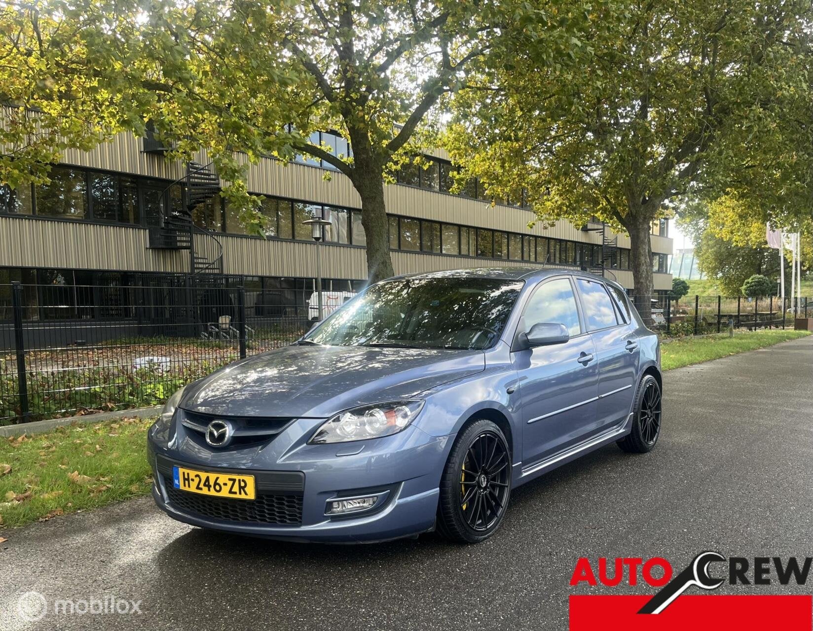 Mazda 3 2.3 Turbo MPS, Auto's, Gebruikt, 4 cilinders, Leder en Stof, 2261 cc