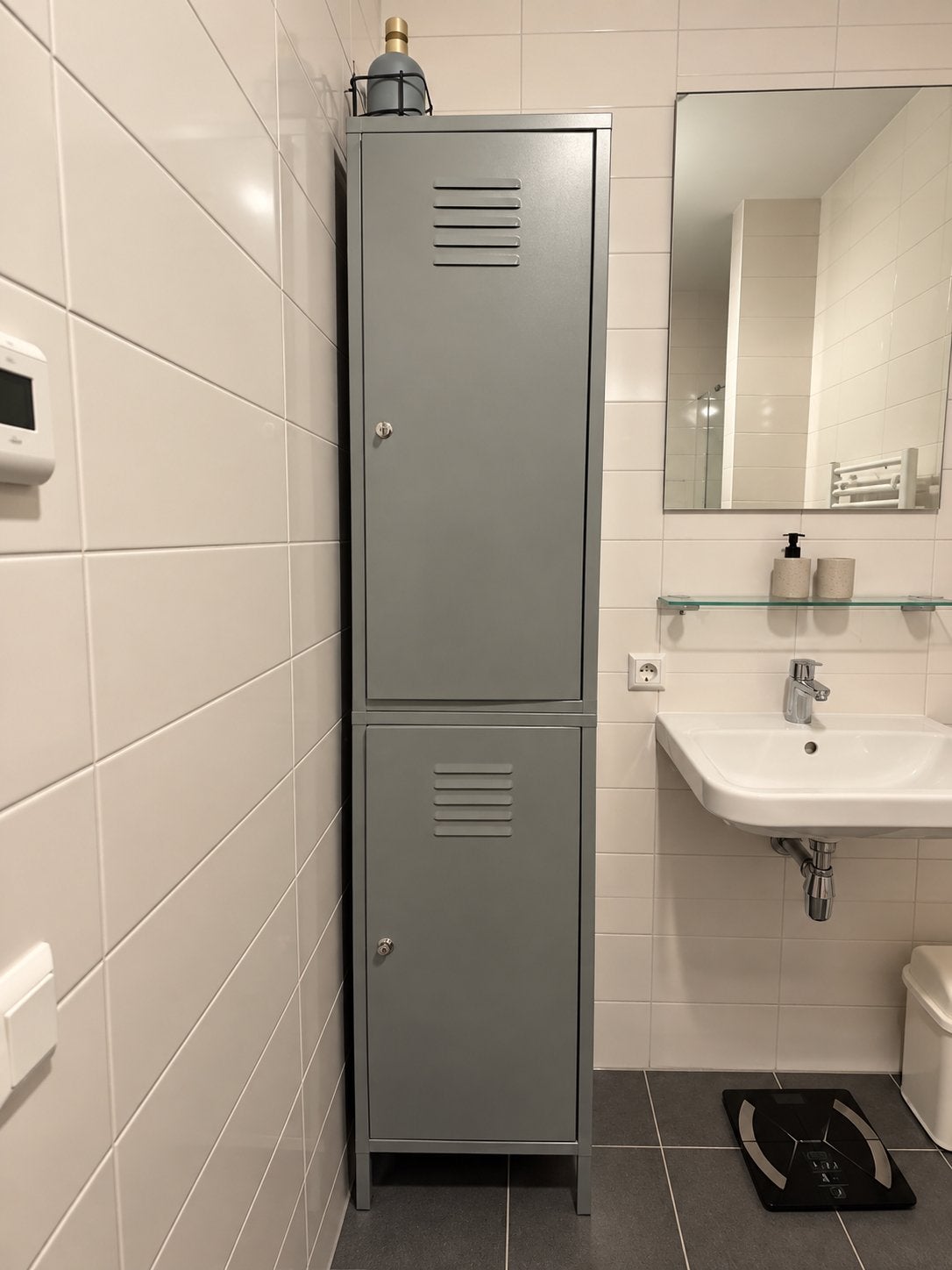 Lockerkast met sleutels - Grijs, Ophalen, Gebruikt